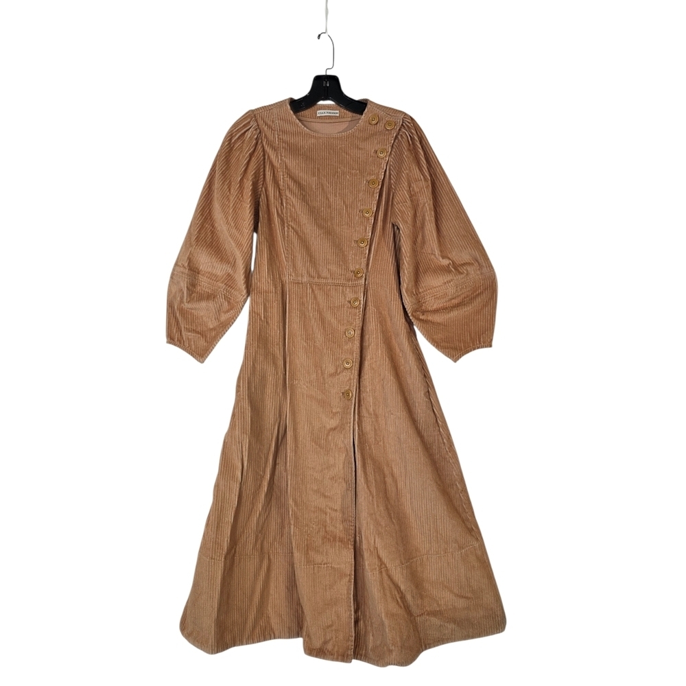 Ulla Johnson puff Long Sleeve Coat with Button Detail